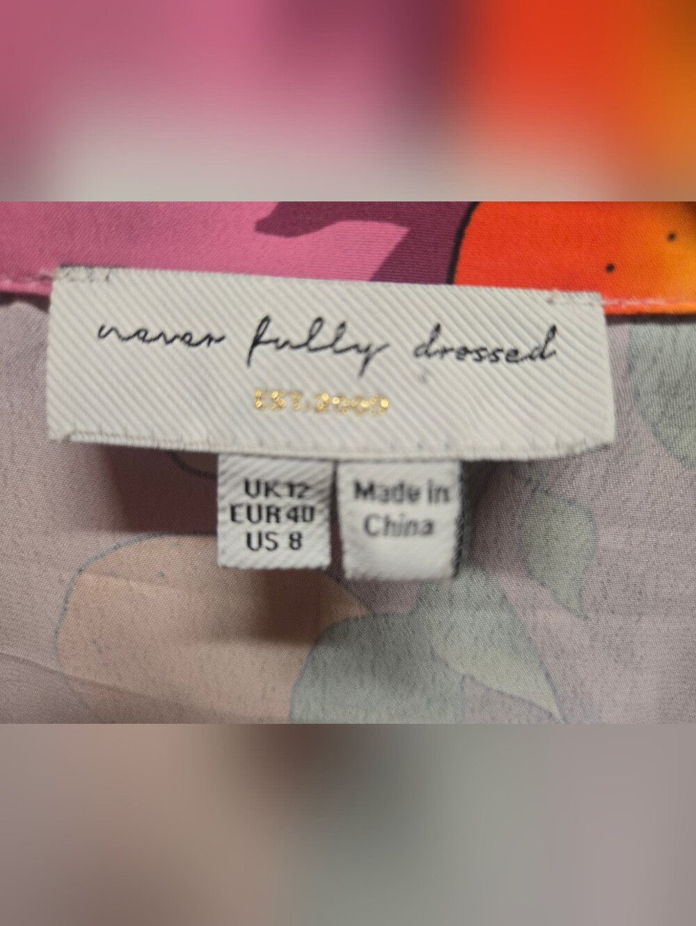 NEW  Never Fully Dressed Pink La Dolce Vita Brooklyn Dress SZ 8 - Picture 14 of 14